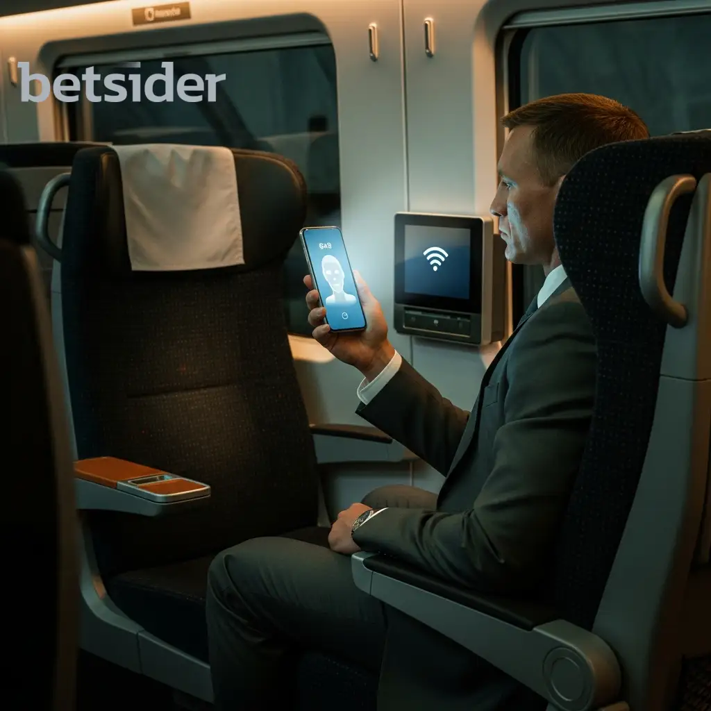 Sicherheitstechnologie mit Gesichtserkennung als Symbol für faires und sicheres Spielen